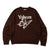 butterfly logo lame knit