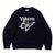 butterfly logo lame knit