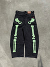 Bone Hand Denim pants (Glow in the Dark)