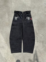 Bone Hand Denim pants (Glow in the Dark)