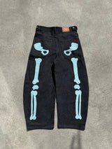 Bone Hand Denim pants (Glow in the Dark)