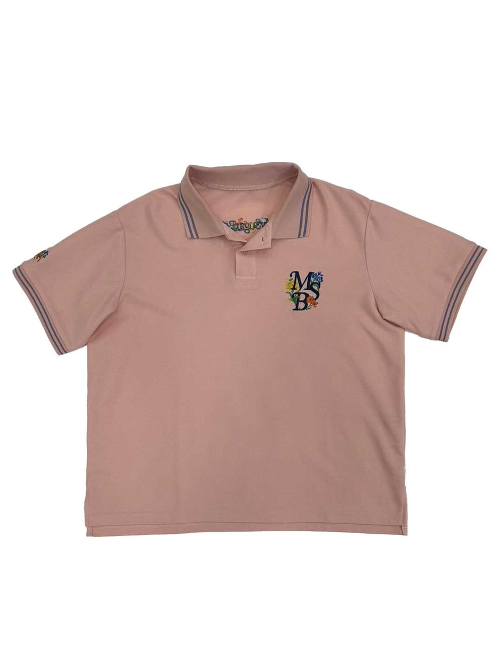 Embroidery Flower Polo Shirt – YZ