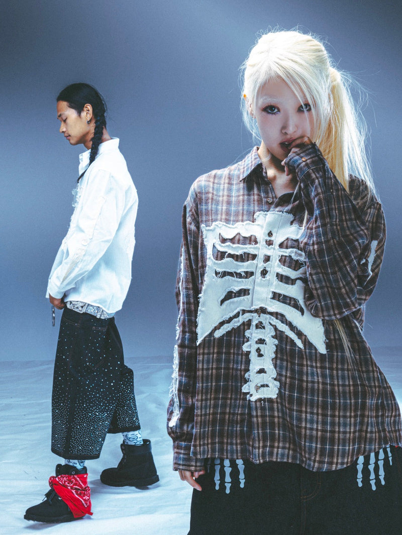 bone itimi 長袖 カットソー Bone Long Sleeve Shirt – YZ