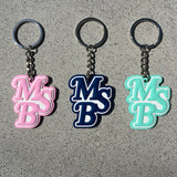 MSB rubber key chain