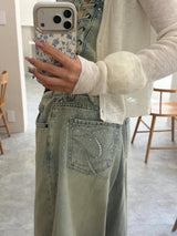 Shiny buggy denim