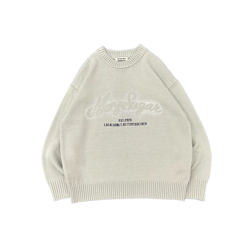 SPRAY LOGO KNIT (Scheduled to be shipped: 2024 early)