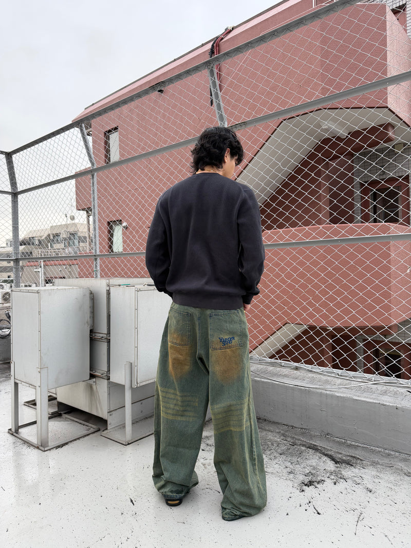 YS Washed baggy denim