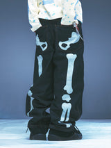 Bone Hand Denim pants (Glow in the Dark)