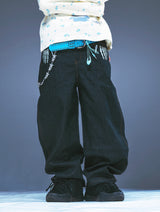 Bone Hand Denim pants (Glow in the Dark)