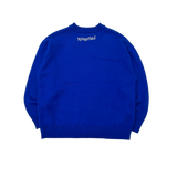 spray logo knit