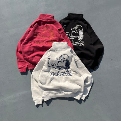 Rakugaki Ruler Halfzip Sweat