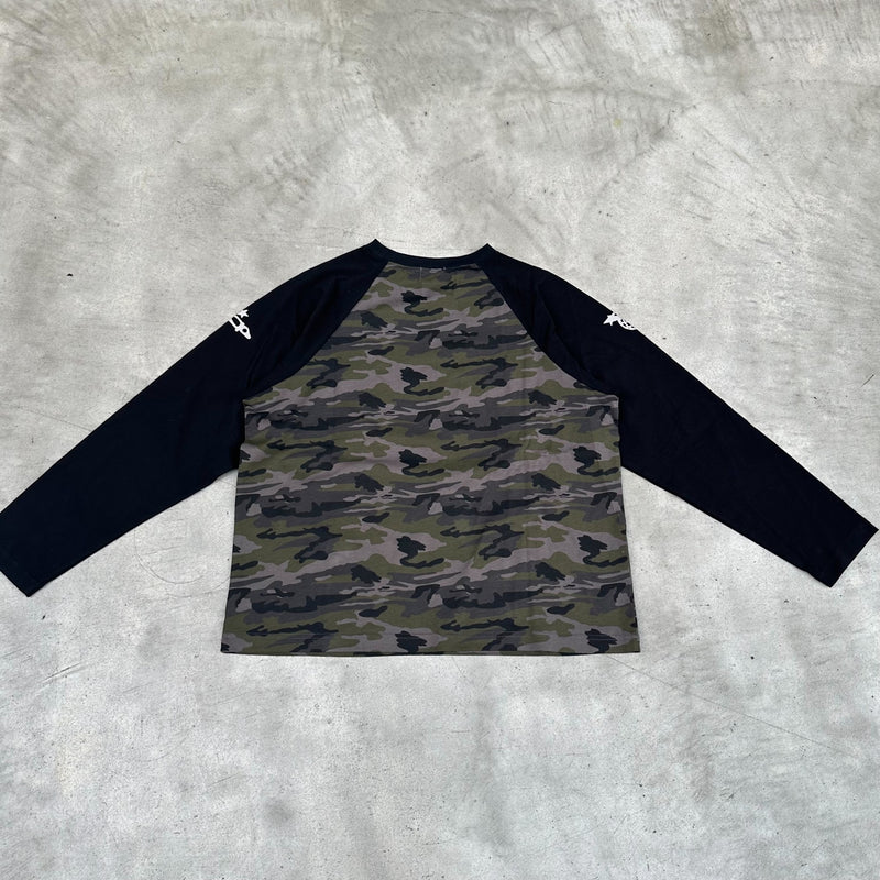 點徽標raglan l/s Tee