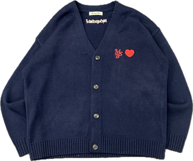 heart jacquard cardigan（発送予定：2024月11月上旬〜）