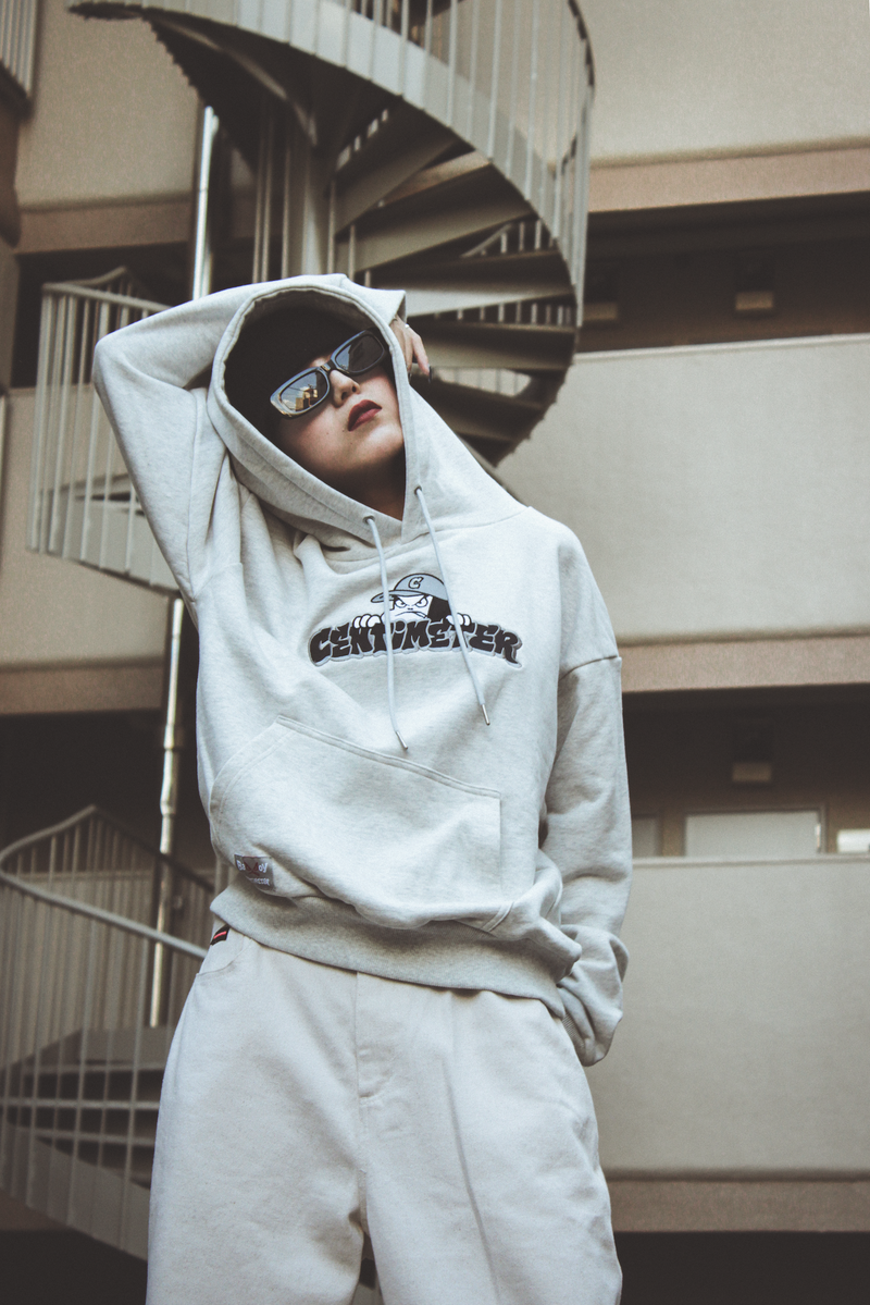 centimeter × BAD BOY official logo hoodie