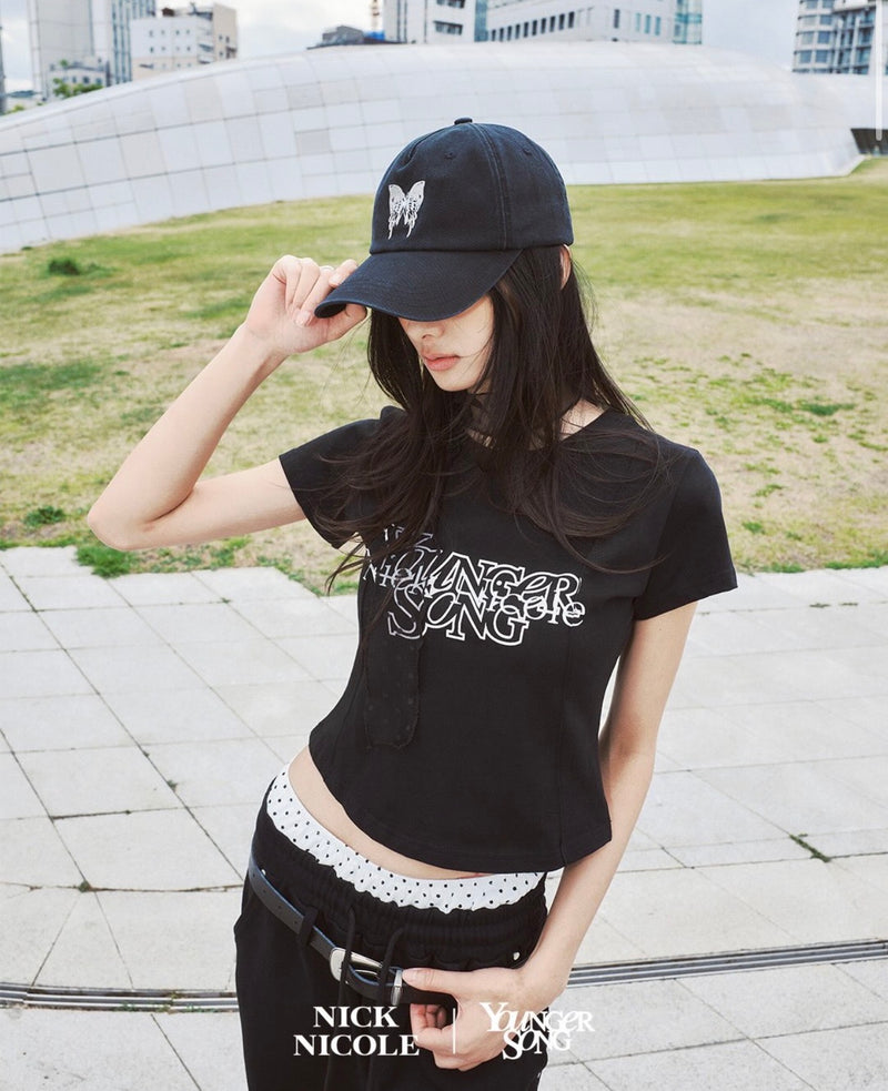 NICK&NICOLE × YOUNGER SONG] Melting Butterfly Cap – YZ