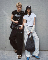 [NICK&NICOLE × YOUNGER SONG] Dot Ribbon Hobo Bag