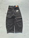 King Logo Slub Denim Buggy Pants 