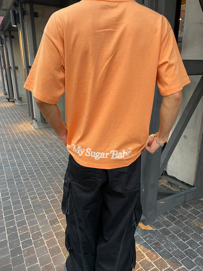 embroidery box logo tee