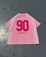 90 넘버링 스프레이드 스웨트 티 