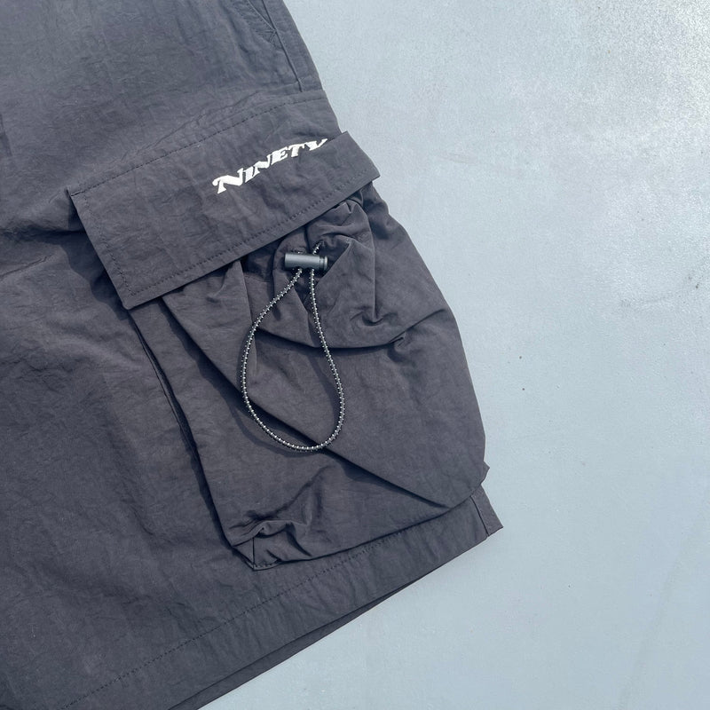 Big Pocket NYLON PANTS HALF PANTS