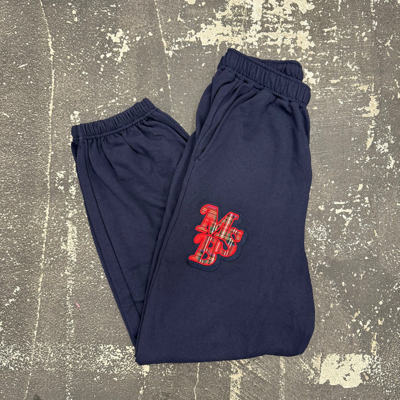 拼布裝飾運動褲 