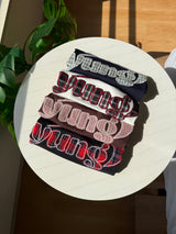 Random stitch yung logo ss tee