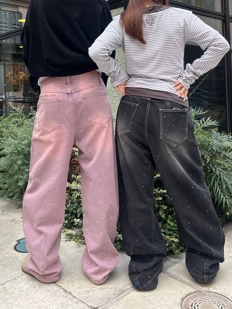 kirakira cocoon washed denim