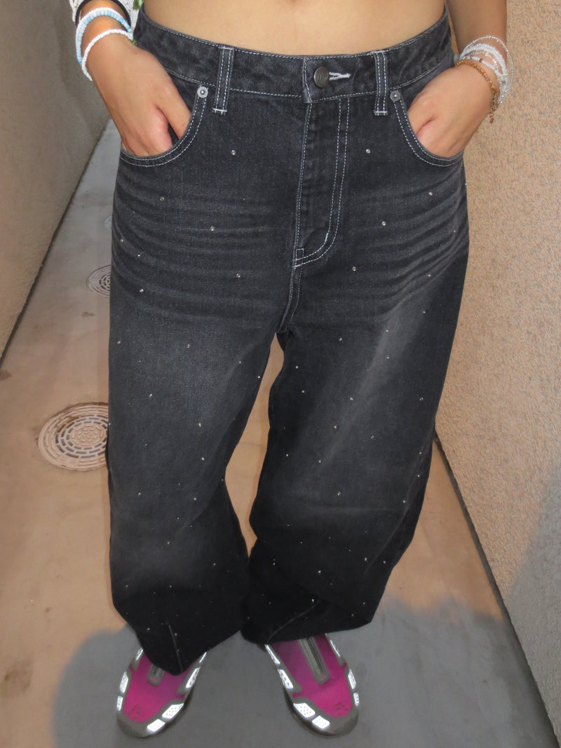 kirakira cocoon washed denim