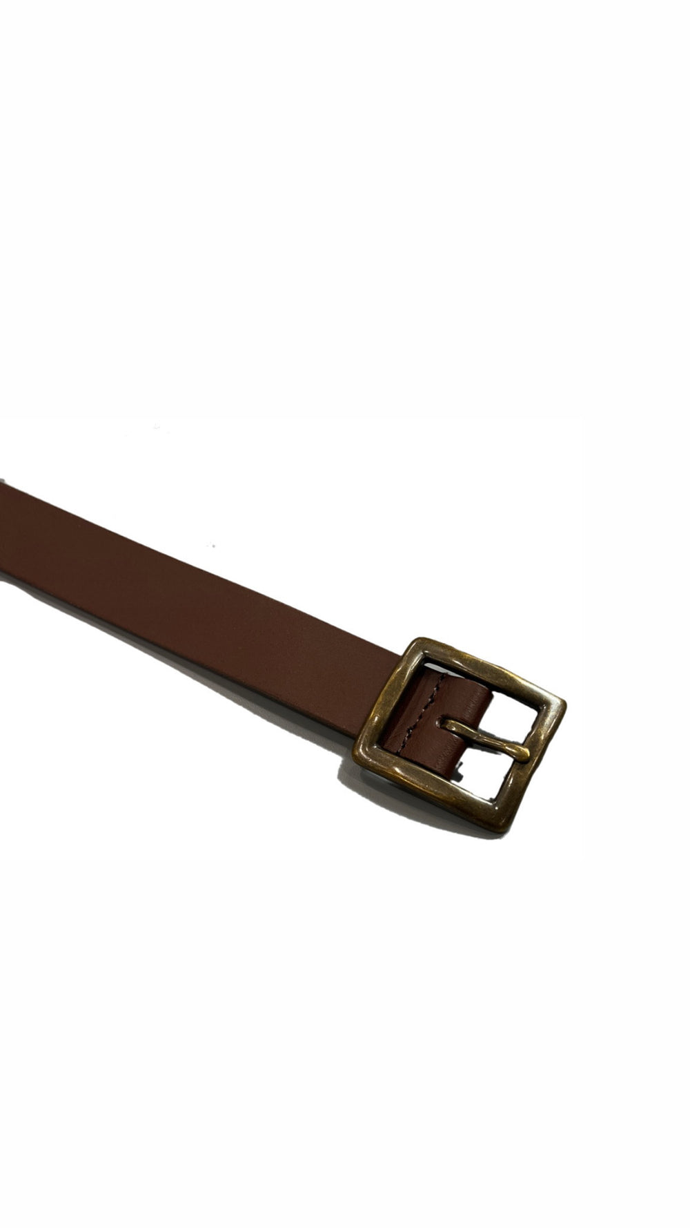 universal logo leather belt – YZ