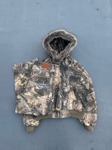 King Logo Slub Denim Far Zip Hoodie 