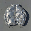 Shiny puffer jacket