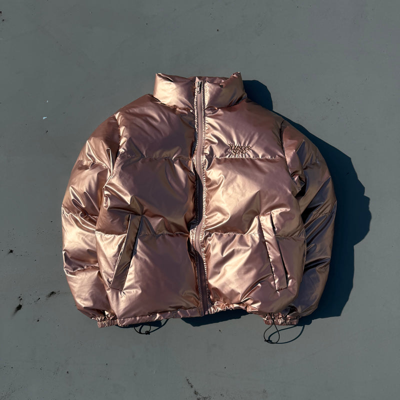 Shiny puffer jacket