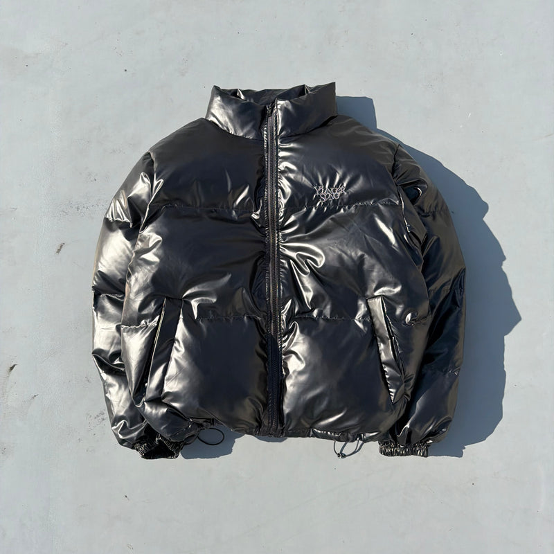 Shiny puffer jacket