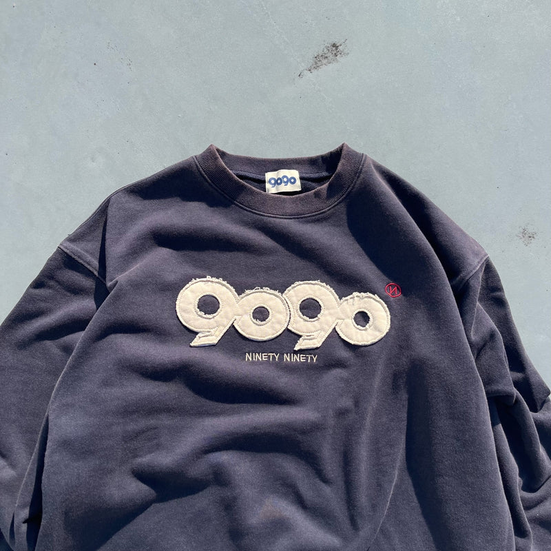 9090 OG Logo Patched Crewneck Sweat