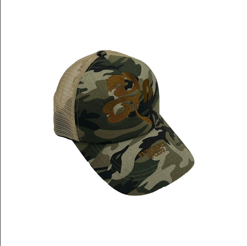Clover logo mesh cap