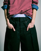 [Dickies®︎ × CAMPHORWOOD] LAYERED BOXER CUT-OFF WIDE CHINO SHORTS 