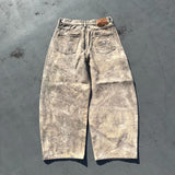 Heisei Logo Buggy Ballon Denim Pants