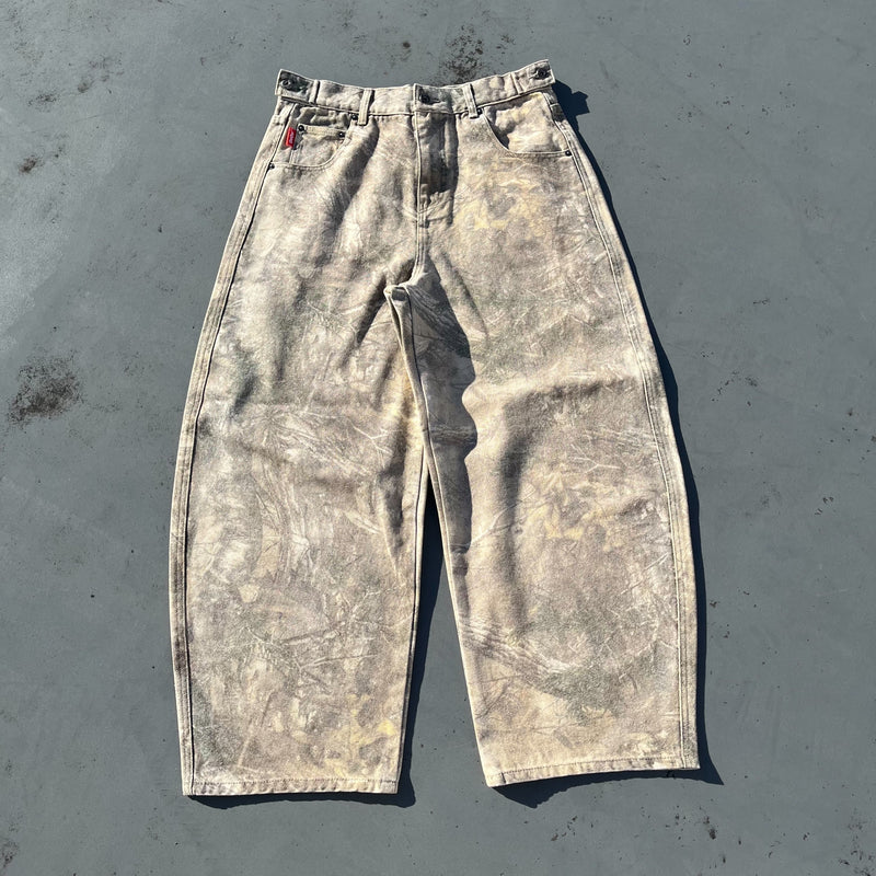 Heisei Logo Buggy Ballon Denim Pants