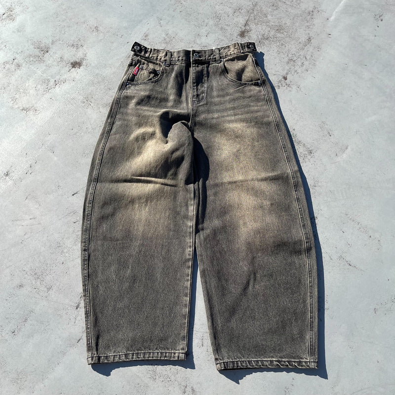 Heisei Logo Buggy Ballon Denim Pants