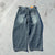 Heisei Logo Buggy Ballon Denim Pants