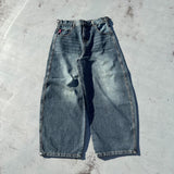 Heisei Logo Buggy Ballon Denim Pants