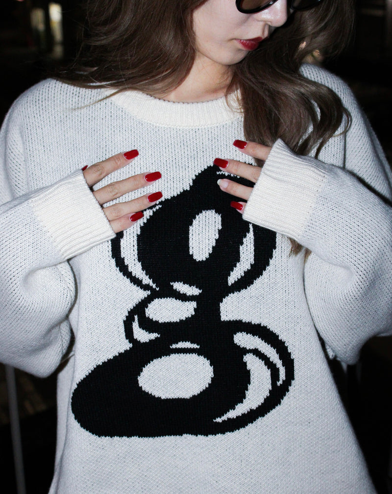 genzai g Logo Knit
