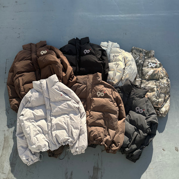 90 Logo Rich Puffer Jacket – YZ 90 Logo Rich Puffer Jacket – YZ