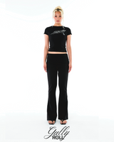 stone foldover pants