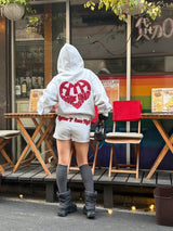 sagara logo sweat shorts