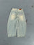 King Logo Slub Denim Buggy Pants