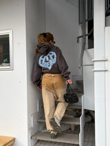 sagara heart logo zip hoodie