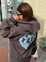 sagara heart logo zip hoodie