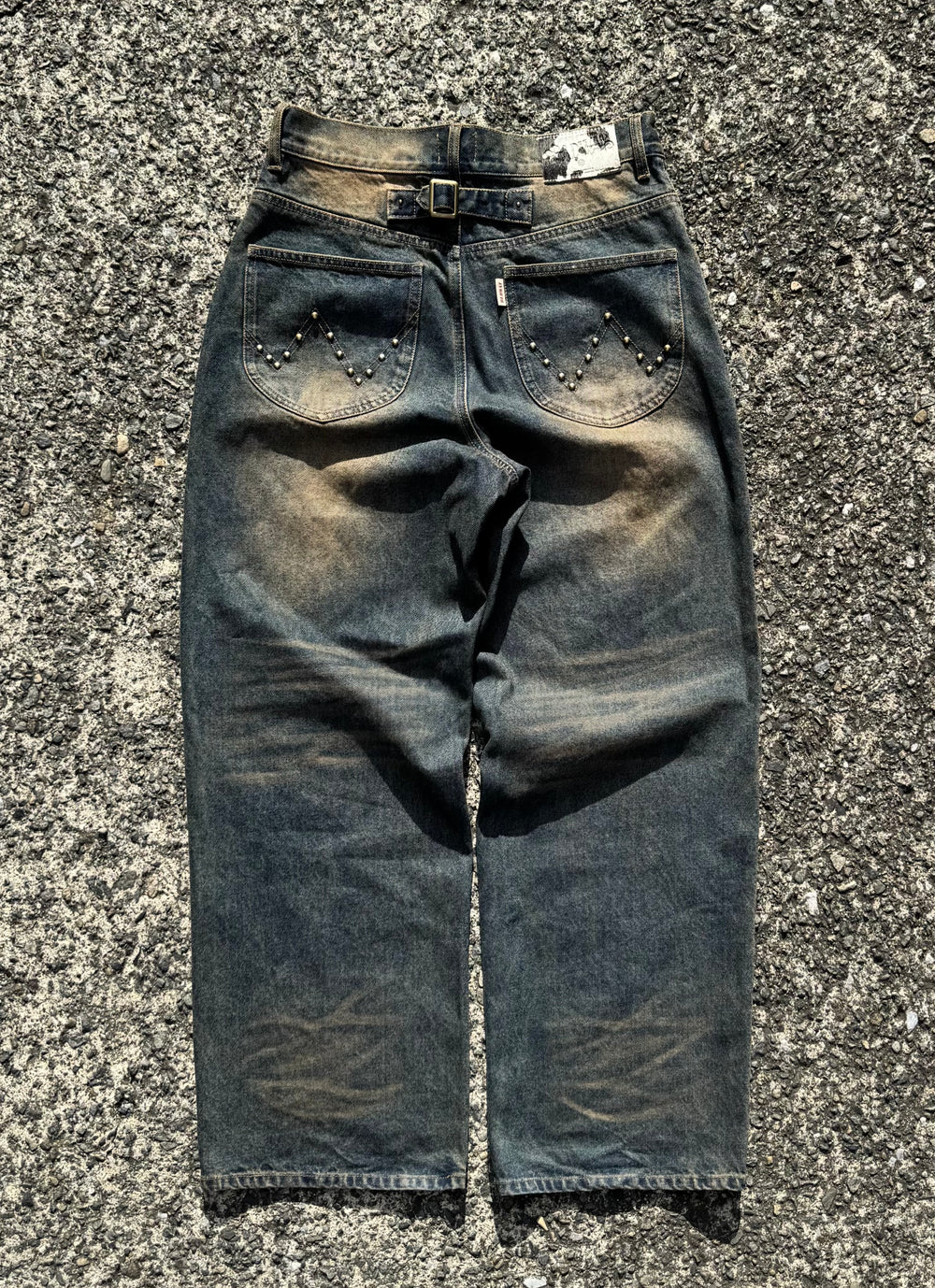 パンツ BADWAY Grunge studs wide denim パンツ BADWAY Grunge studs wide denim Grunge studs wide denim – YZ