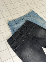 lowrise flare denim